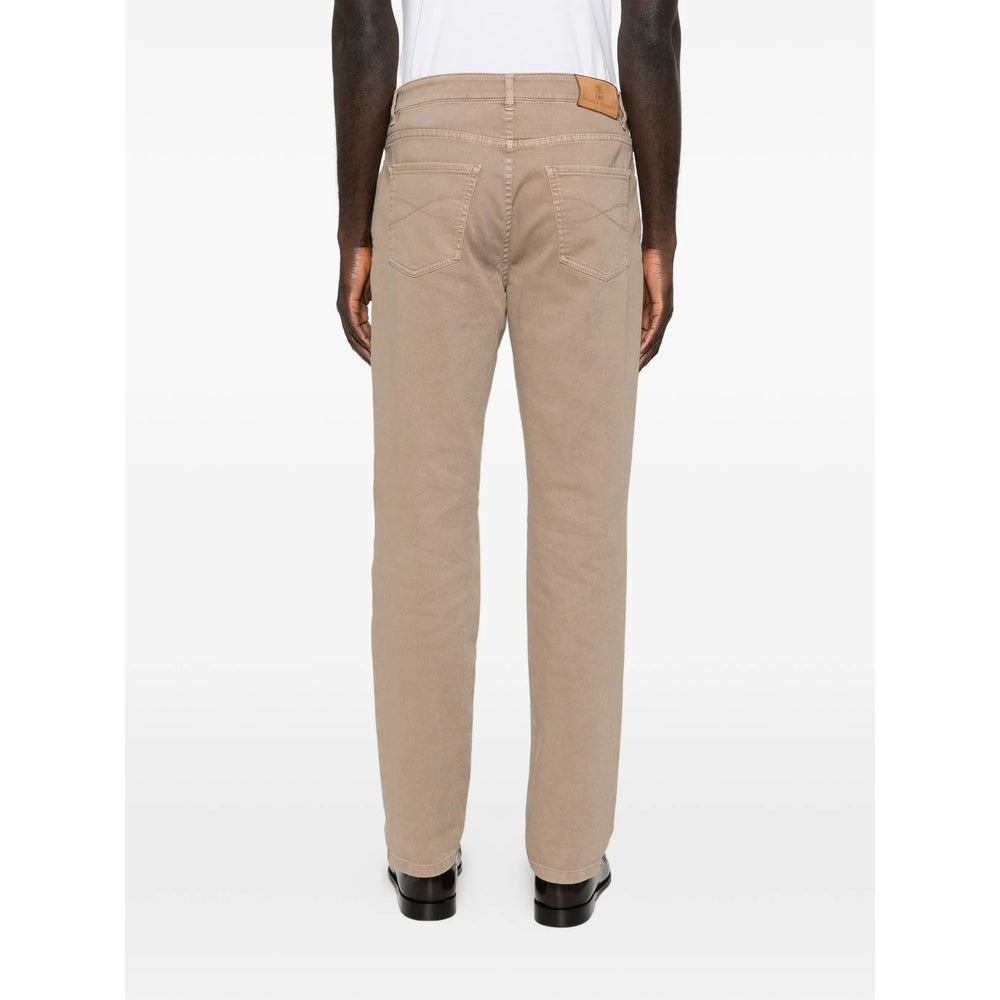 Brunello Cucinelli Neutrals Denim - Regular & Straight-Leg Jeans Men BRUNELLO CUCINELLI