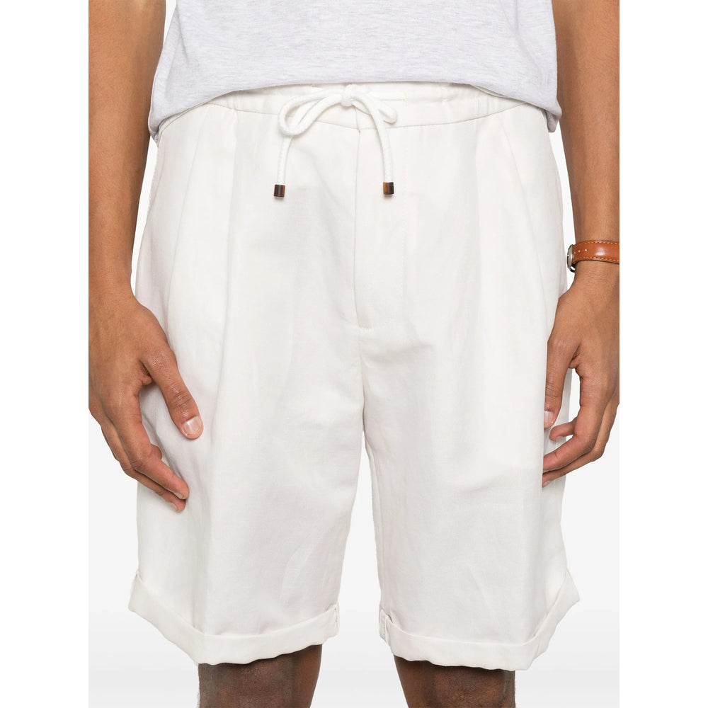 Brunello Cucinelli White Shorts - Chino Shorts Men BRUNELLO CUCINELLI
