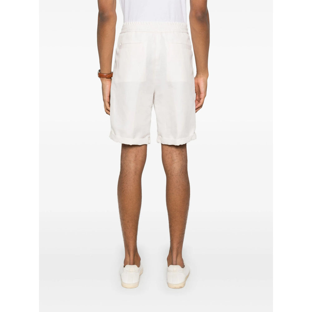 Brunello Cucinelli White Shorts - Chino Shorts Men BRUNELLO CUCINELLI