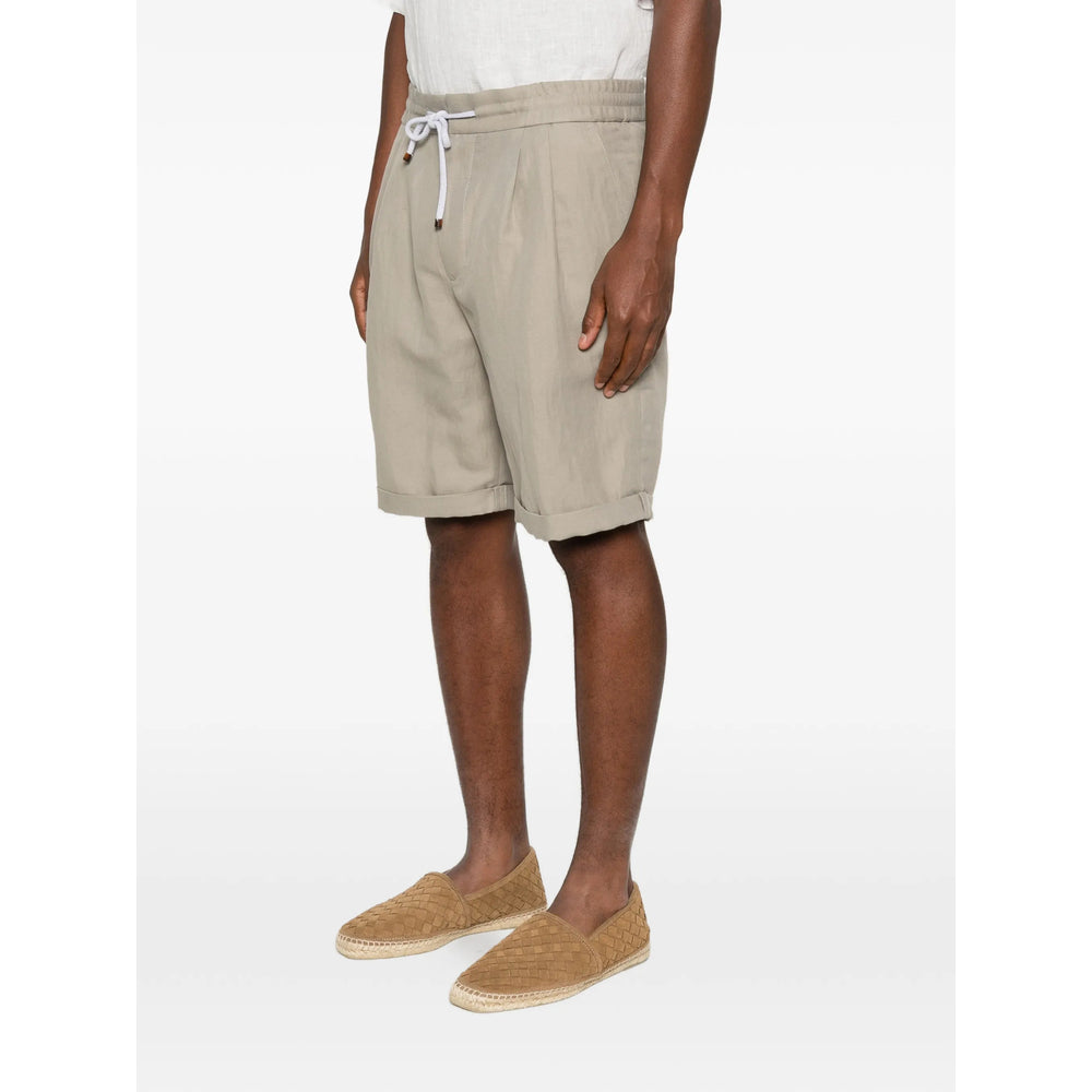 Brunello Cucinelli Neutrals Shorts - Bermuda Shorts Men BRUNELLO CUCINELLI