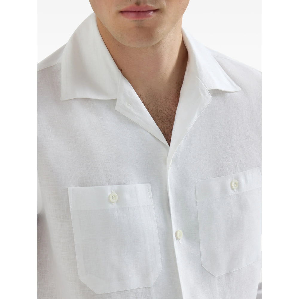 Brunello Cucinelli White Shirts Men BRUNELLO CUCINELLI