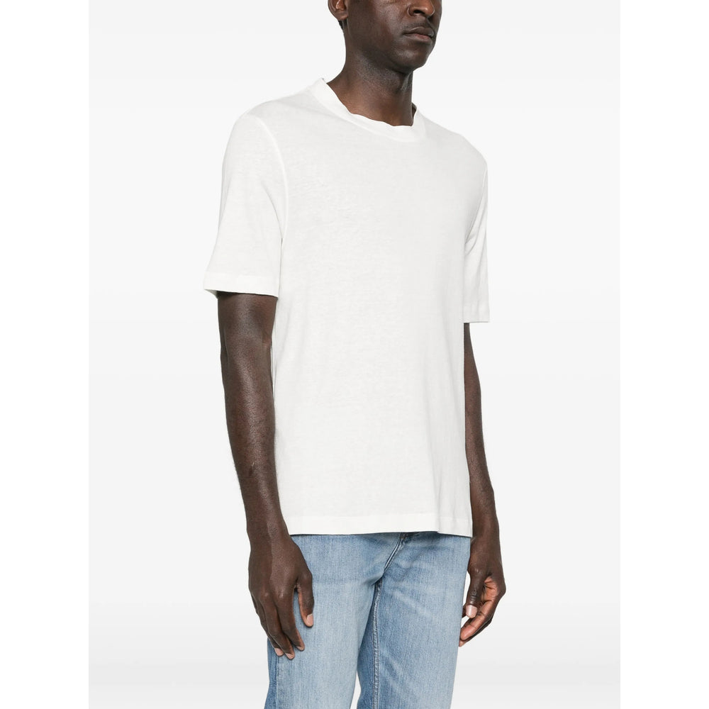 Brunello Cucinelli White T-Shirts & Vests - T-Shirts Men BRUNELLO CUCINELLI