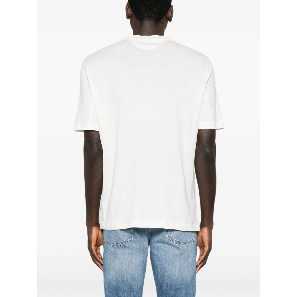 Brunello Cucinelli White T-Shirts & Vests - T-Shirts Men BRUNELLO CUCINELLI