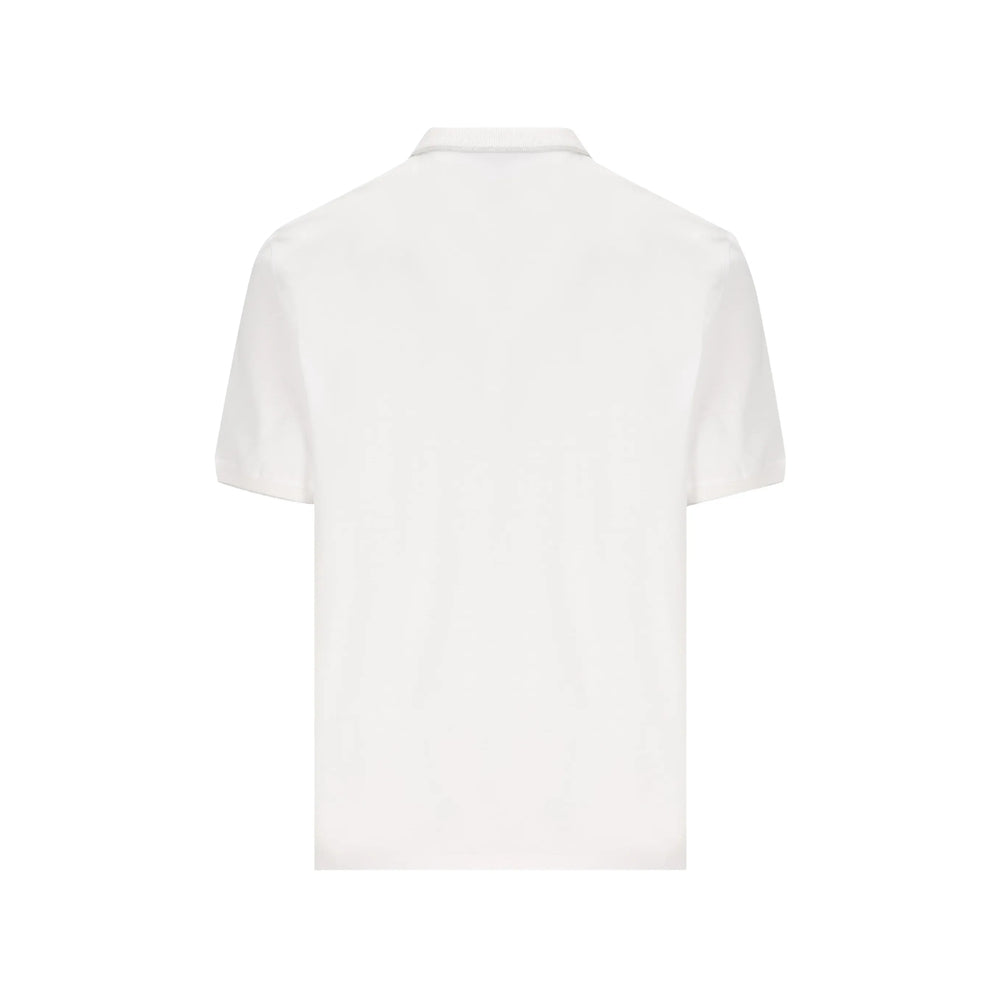 Brunello Cucinelli White Polo Shirts Men BRUNELLO CUCINELLI