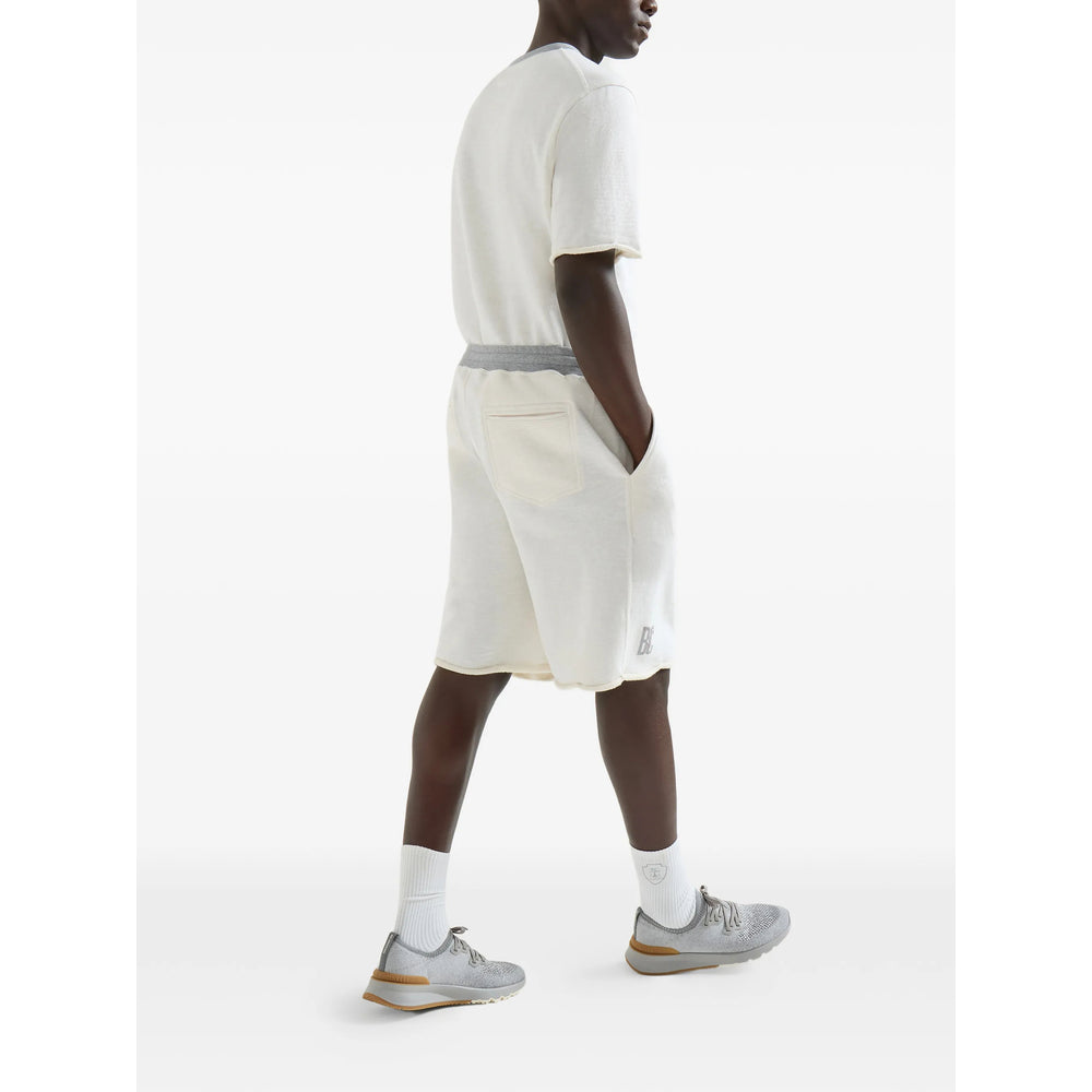 Brunello Cucinelli Neutrals Shorts - Bermuda Shorts Men BRUNELLO CUCINELLI