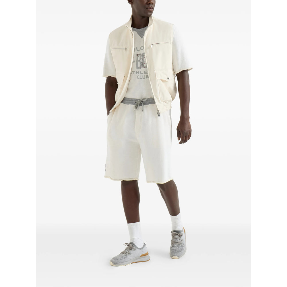 Brunello Cucinelli Neutrals Shorts - Bermuda Shorts Men BRUNELLO CUCINELLI