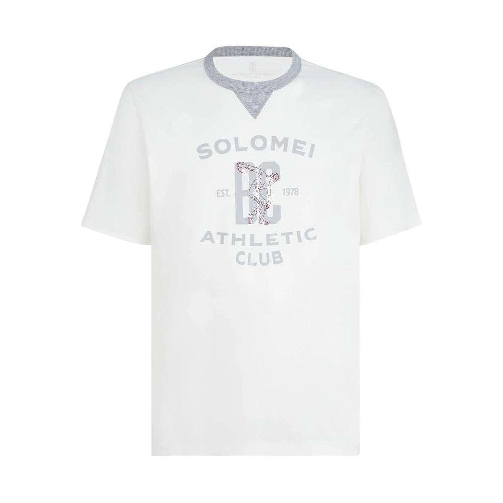 Brunello Cucinelli White T-Shirts & Vests - T-Shirts Men BRUNELLO CUCINELLI