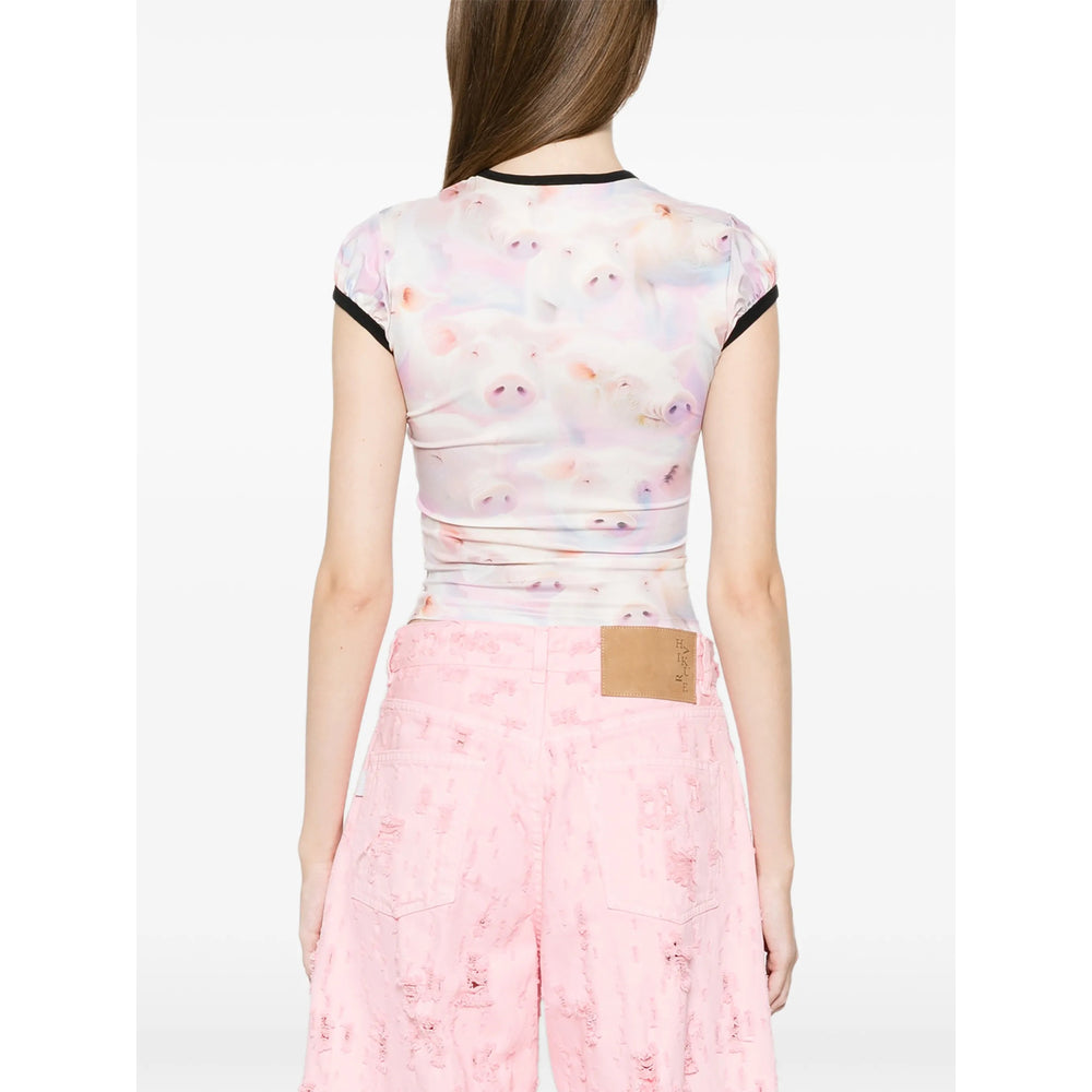 Diesel White Tops - T-Shirts & Jerseys Women DIESEL