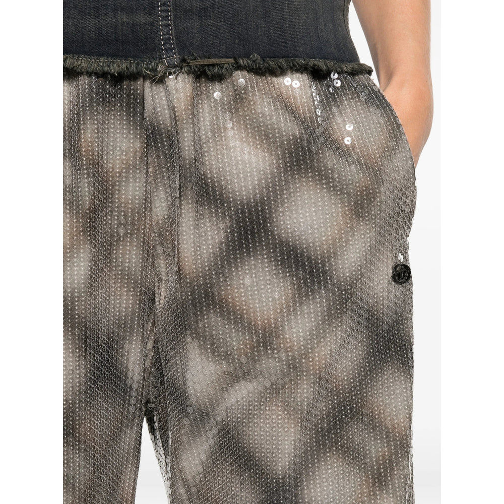 Diesel Neutrals Trousers - Palazzo Pants Women DIESEL