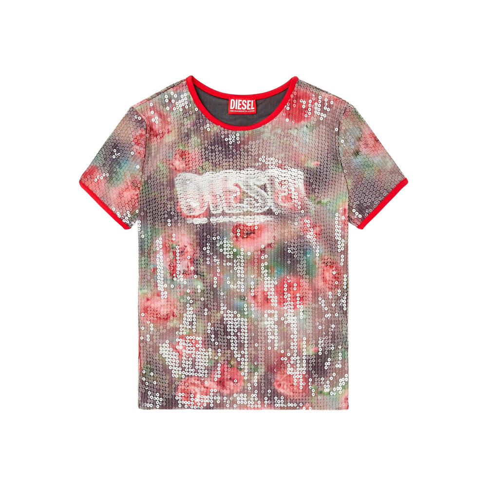 Diesel Brown Tops - T-Shirts & Jerseys Women DIESEL