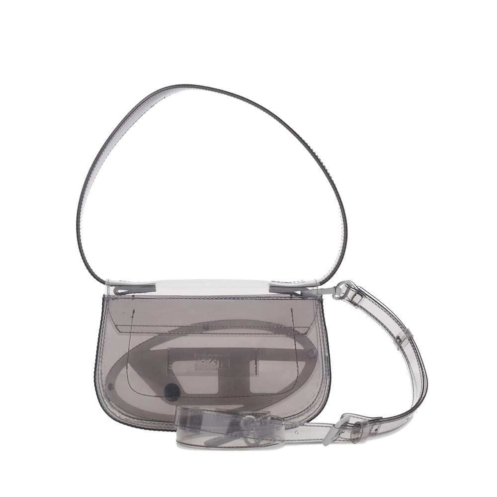 Diesel Grey Shoulder Bags Women DIESEL