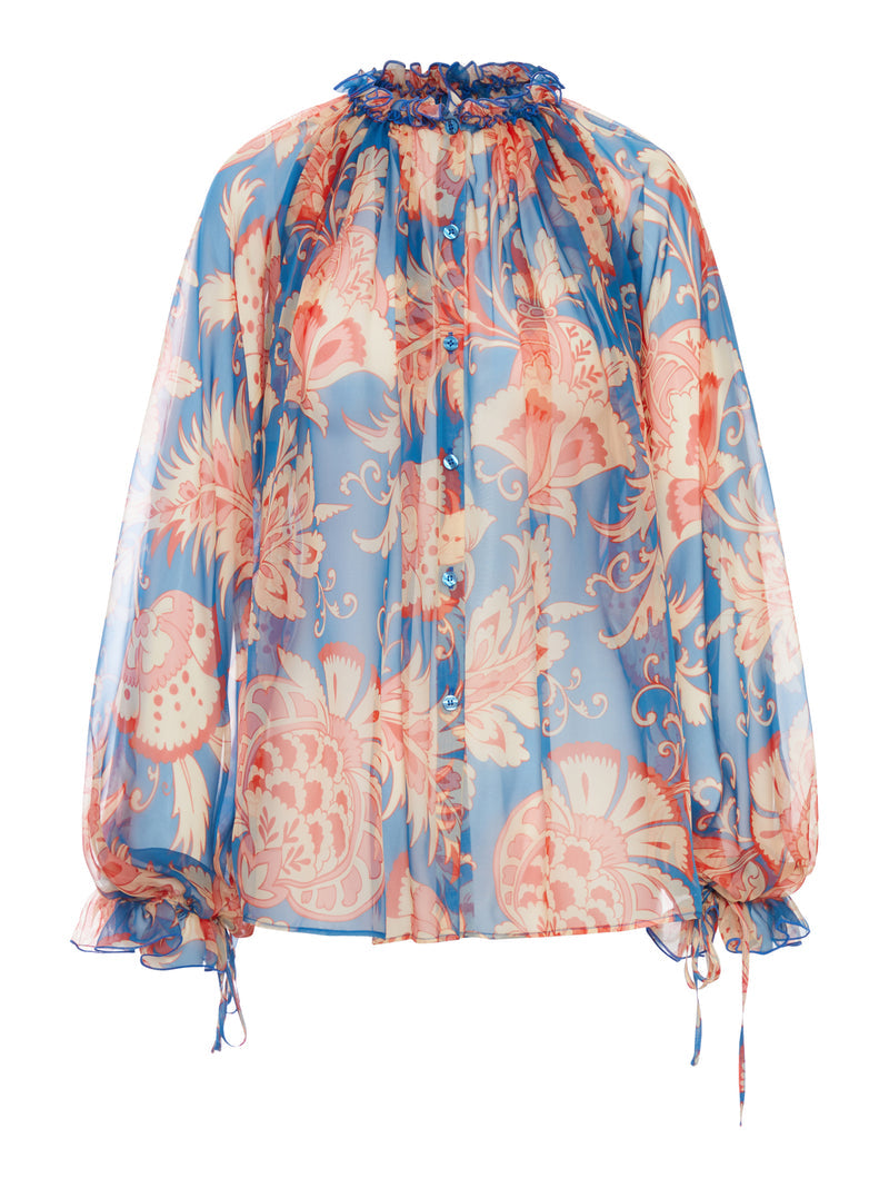 Etro Women Silk Blouse With Floral Print ETRO