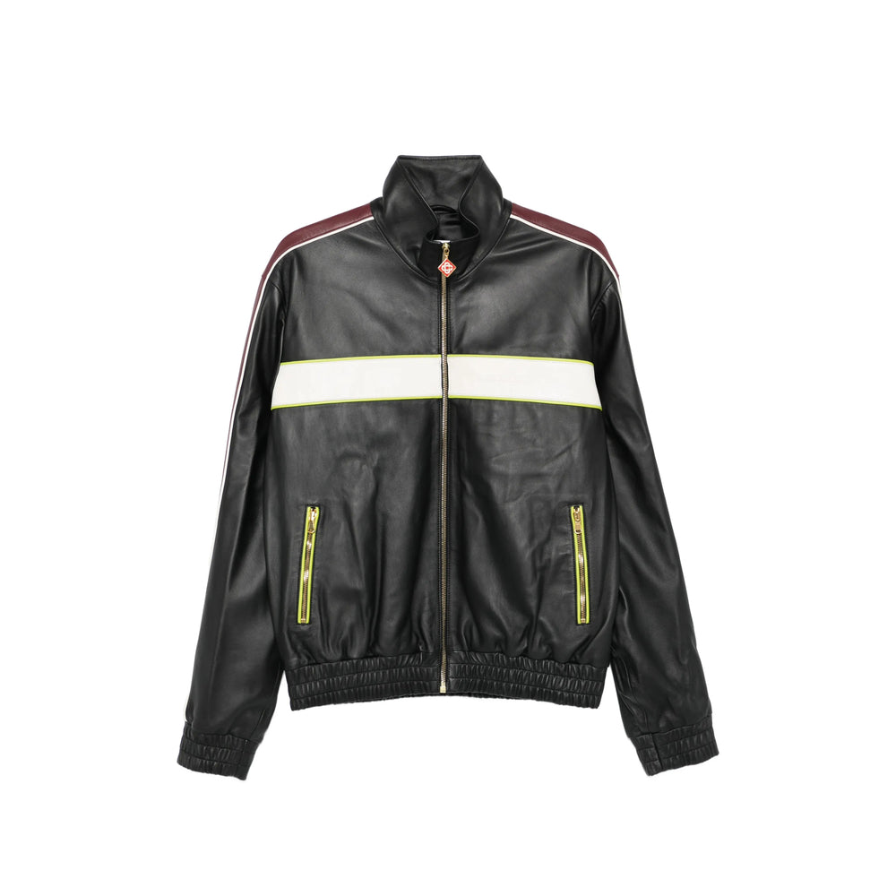 Casablanca Black Jackets - Leather Jackets Men CASABLANCA