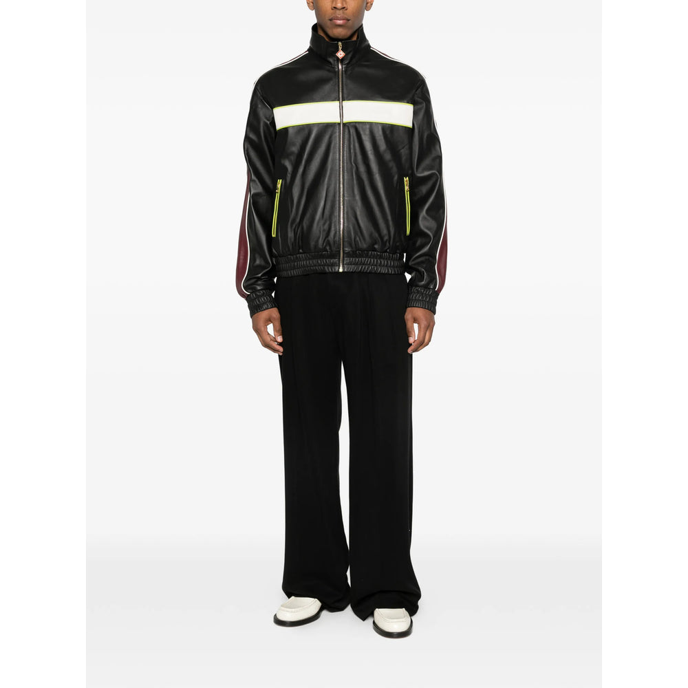 Casablanca Black Jackets - Leather Jackets Men CASABLANCA