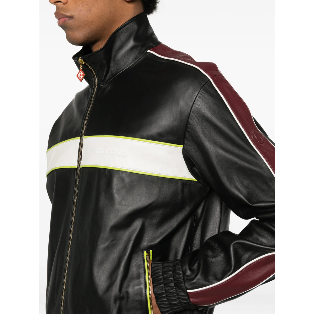 Casablanca Black Jackets - Leather Jackets Men CASABLANCA