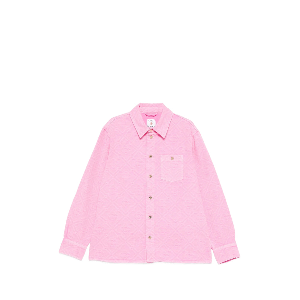 Casablanca Pink Jackets - Denim Jackets Men CASABLANCA