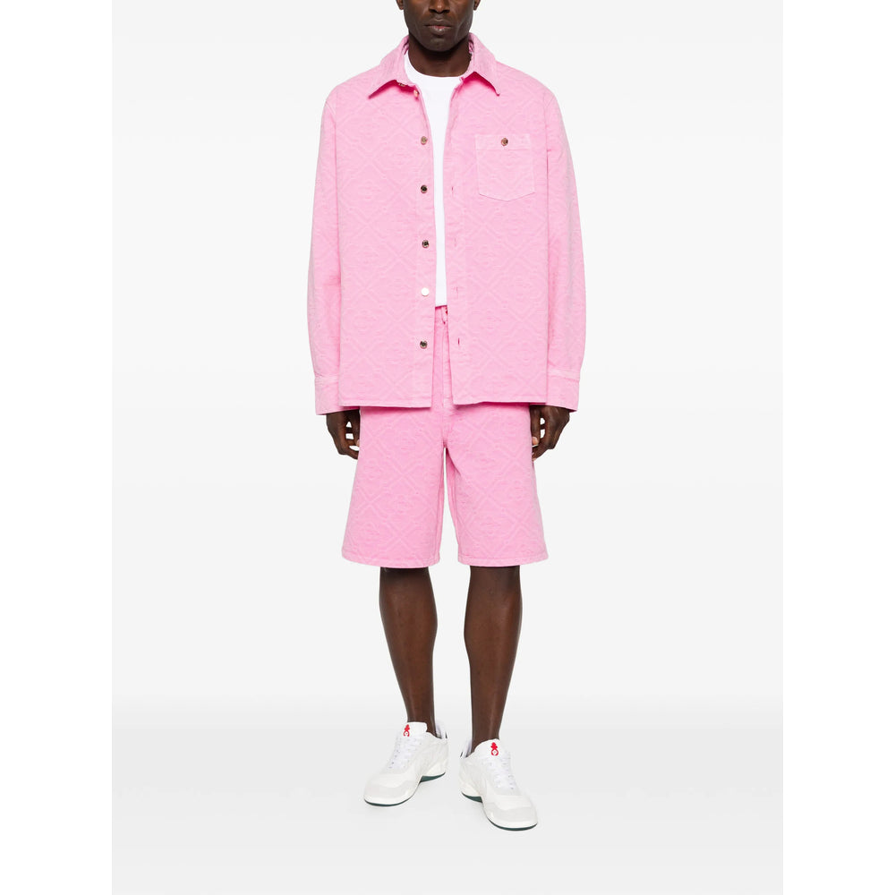 Casablanca Pink Jackets - Denim Jackets Men CASABLANCA