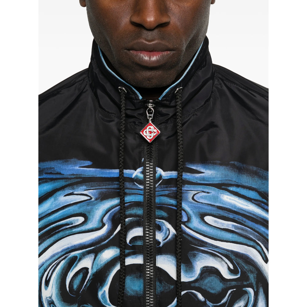 Casablanca Black Jackets - Bomber Jackets Men CASABLANCA