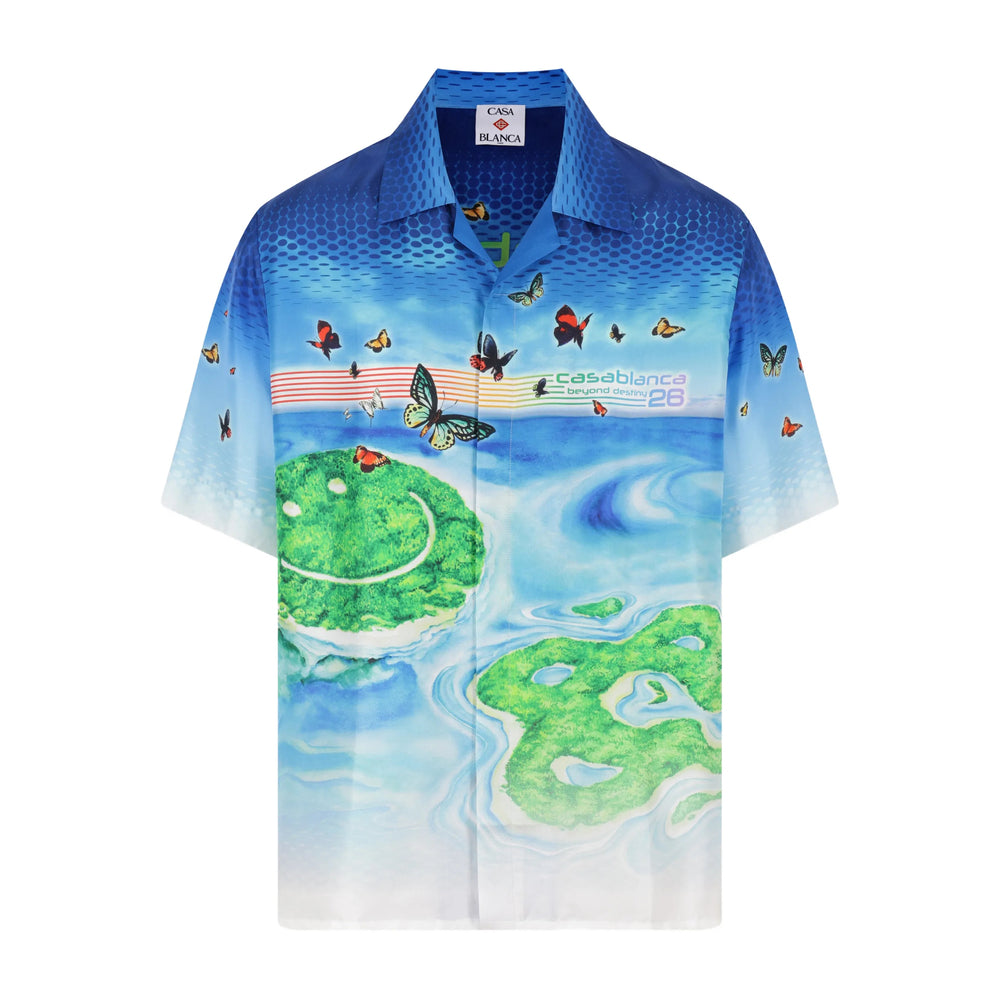 Casablanca Blue Shirts Men CASABLANCA