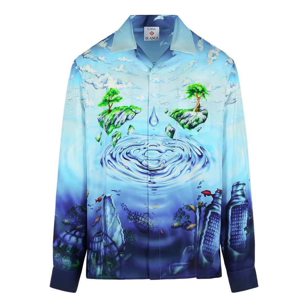 Casablanca Blue Shirts Men CASABLANCA