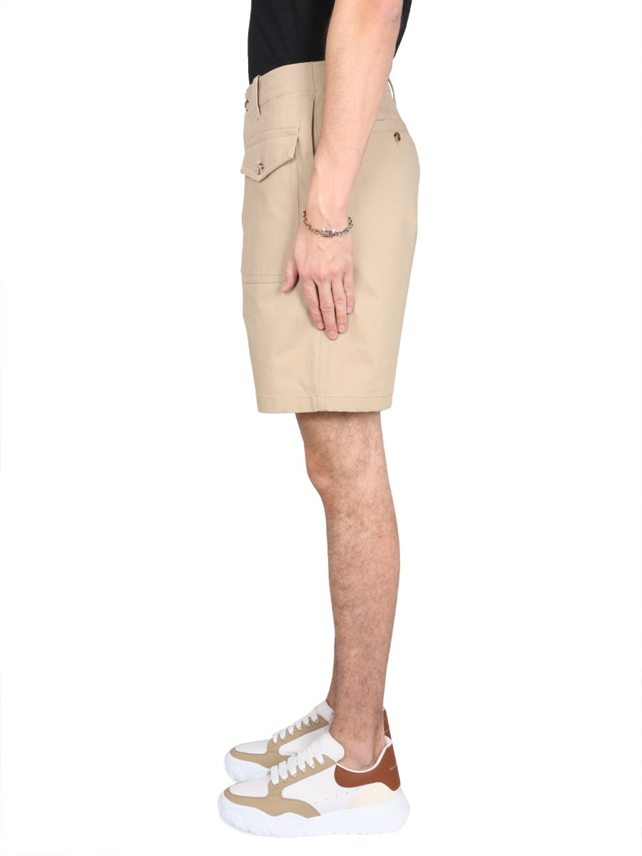 Alexander Mcqueen Men Bermuda Cargo ALEXANDER MCQUEEN