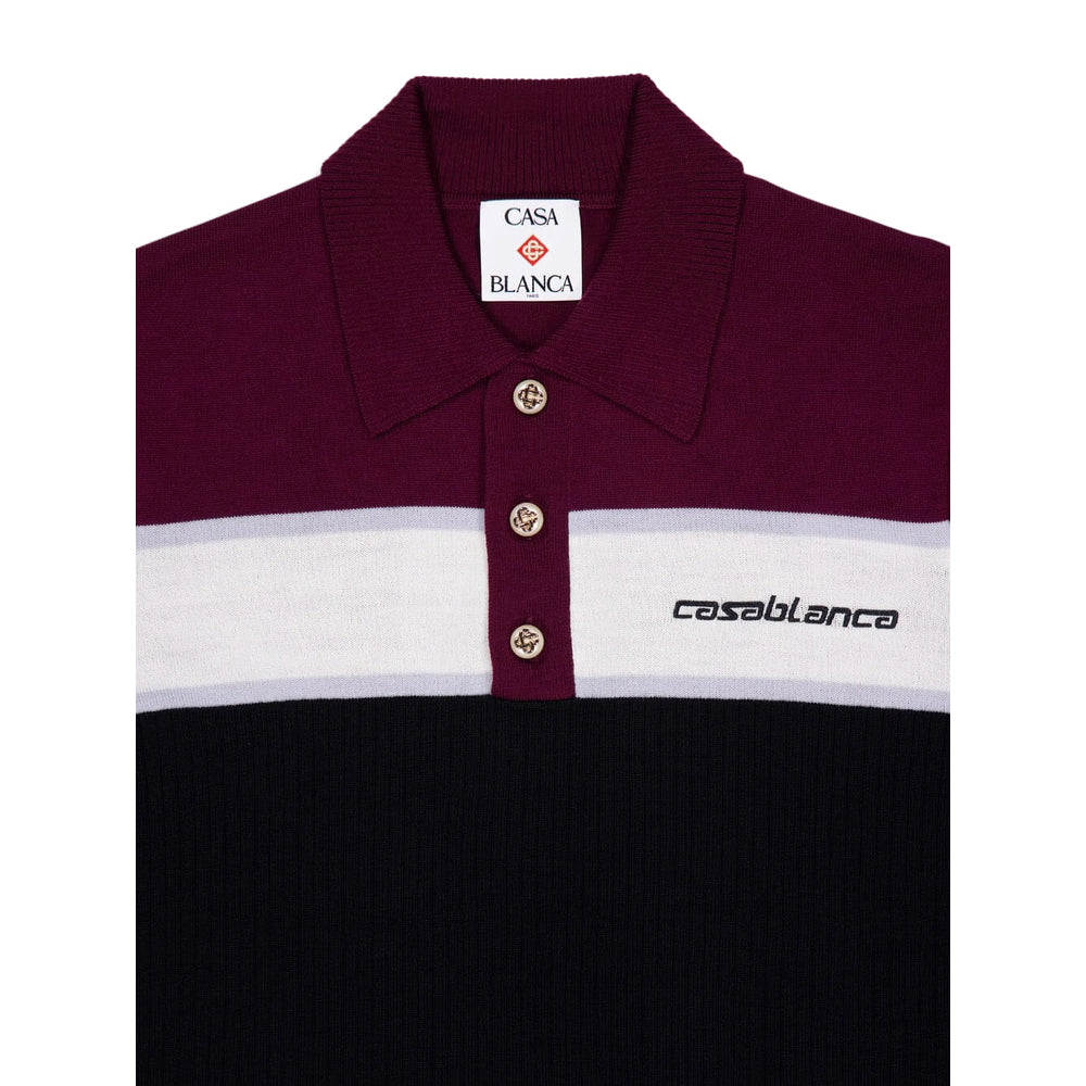 Casablanca Black Polo Shirts Men CASABLANCA