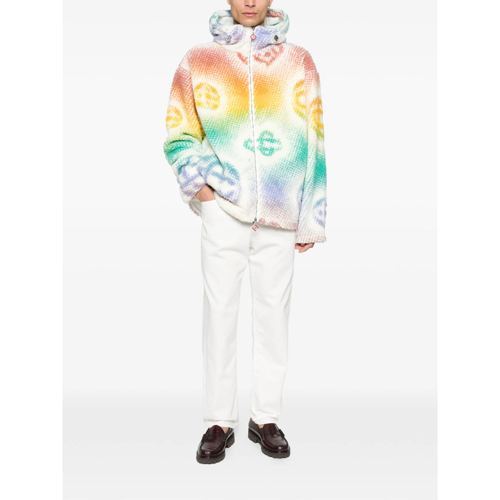 Casablanca White Jackets - Hooded Jackets Men CASABLANCA