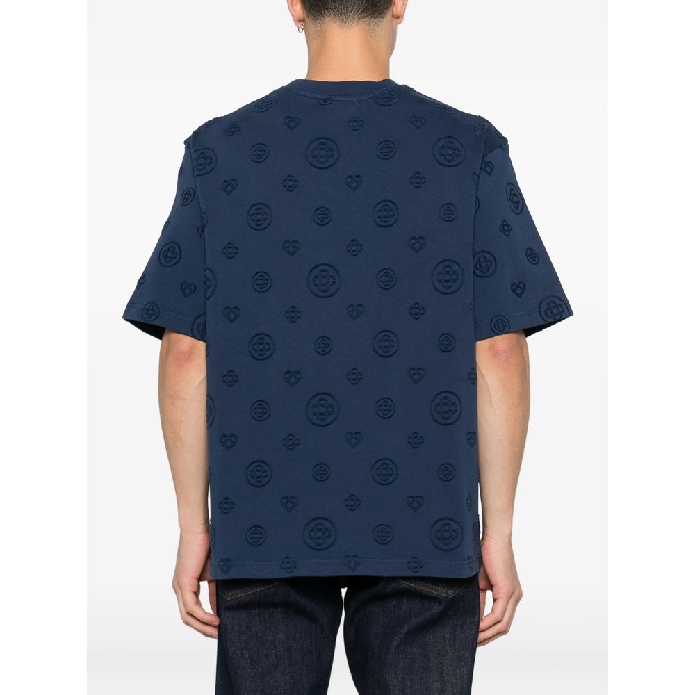 Casablanca Blue T-Shirts & Vests - T-Shirts Men CASABLANCA