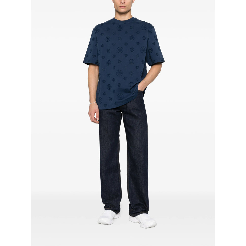 Casablanca Blue T-Shirts & Vests - T-Shirts Men CASABLANCA