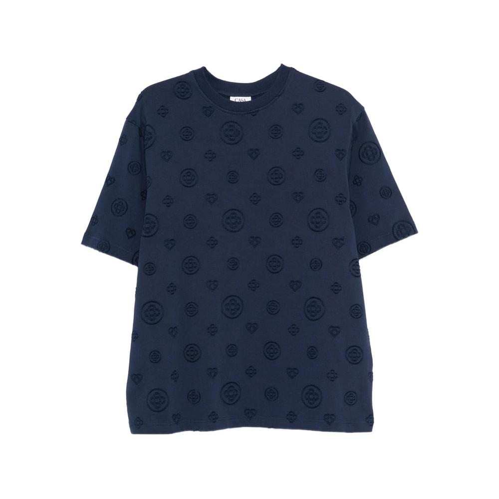 Casablanca Blue T-Shirts & Vests - T-Shirts Men CASABLANCA