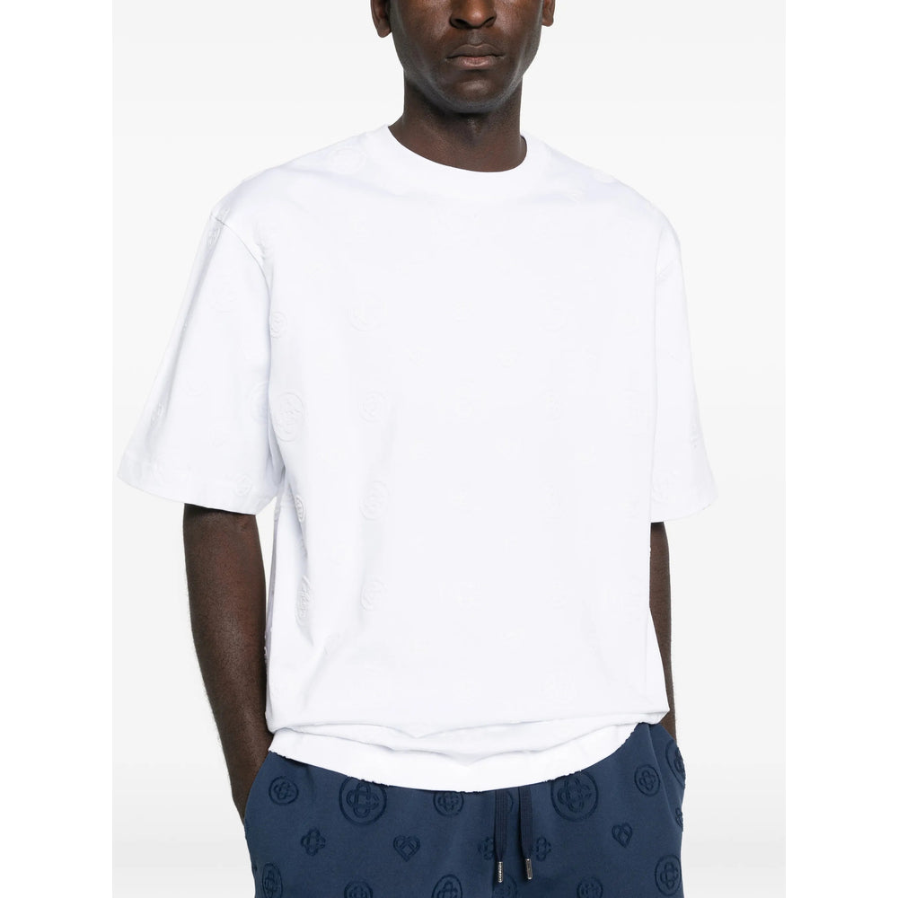 Casablanca White T-Shirts & Vests - T-Shirts Men CASABLANCA
