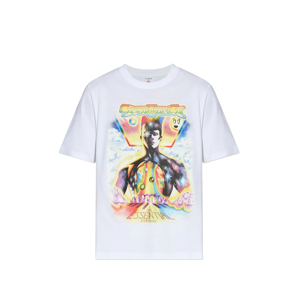 Casablanca White T-Shirts & Vests - T-Shirts Men CASABLANCA