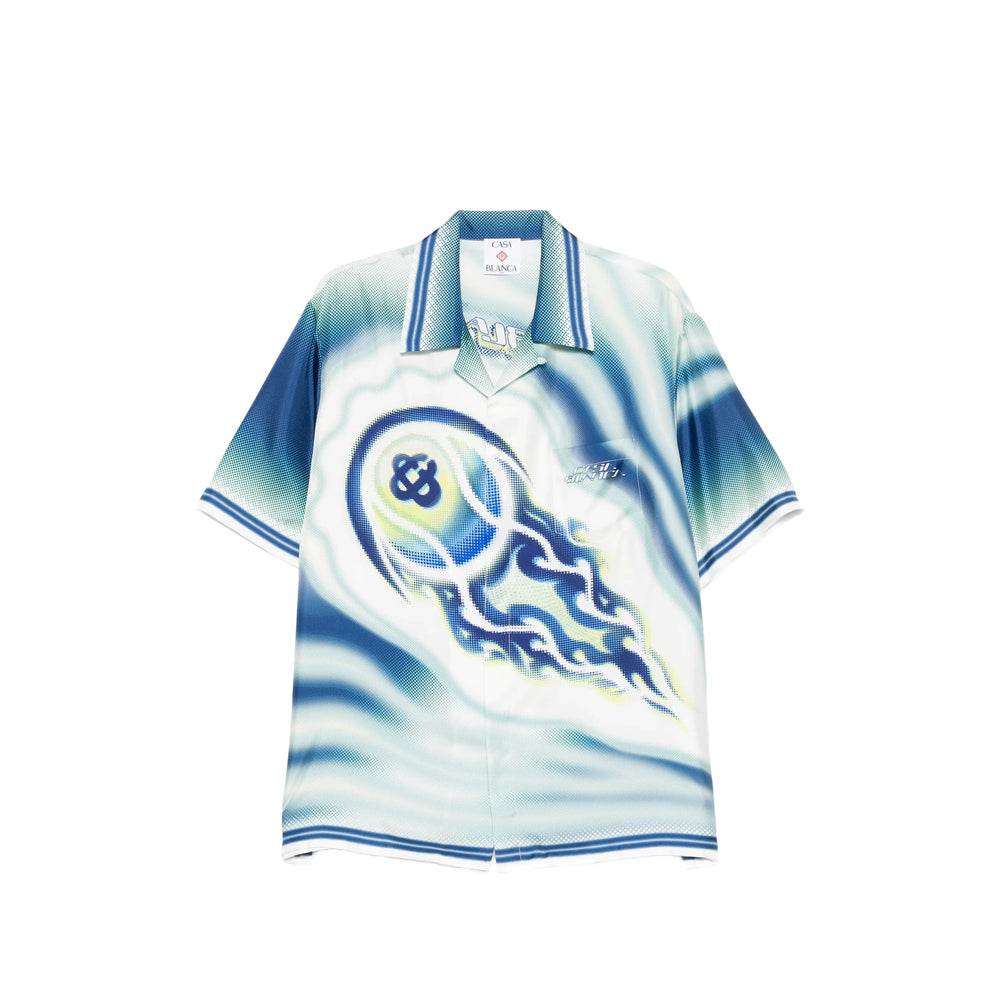 Casablanca Blue Shirts Men CASABLANCA