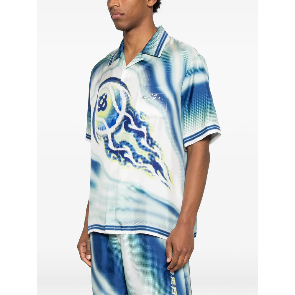 Casablanca Blue Shirts Men CASABLANCA