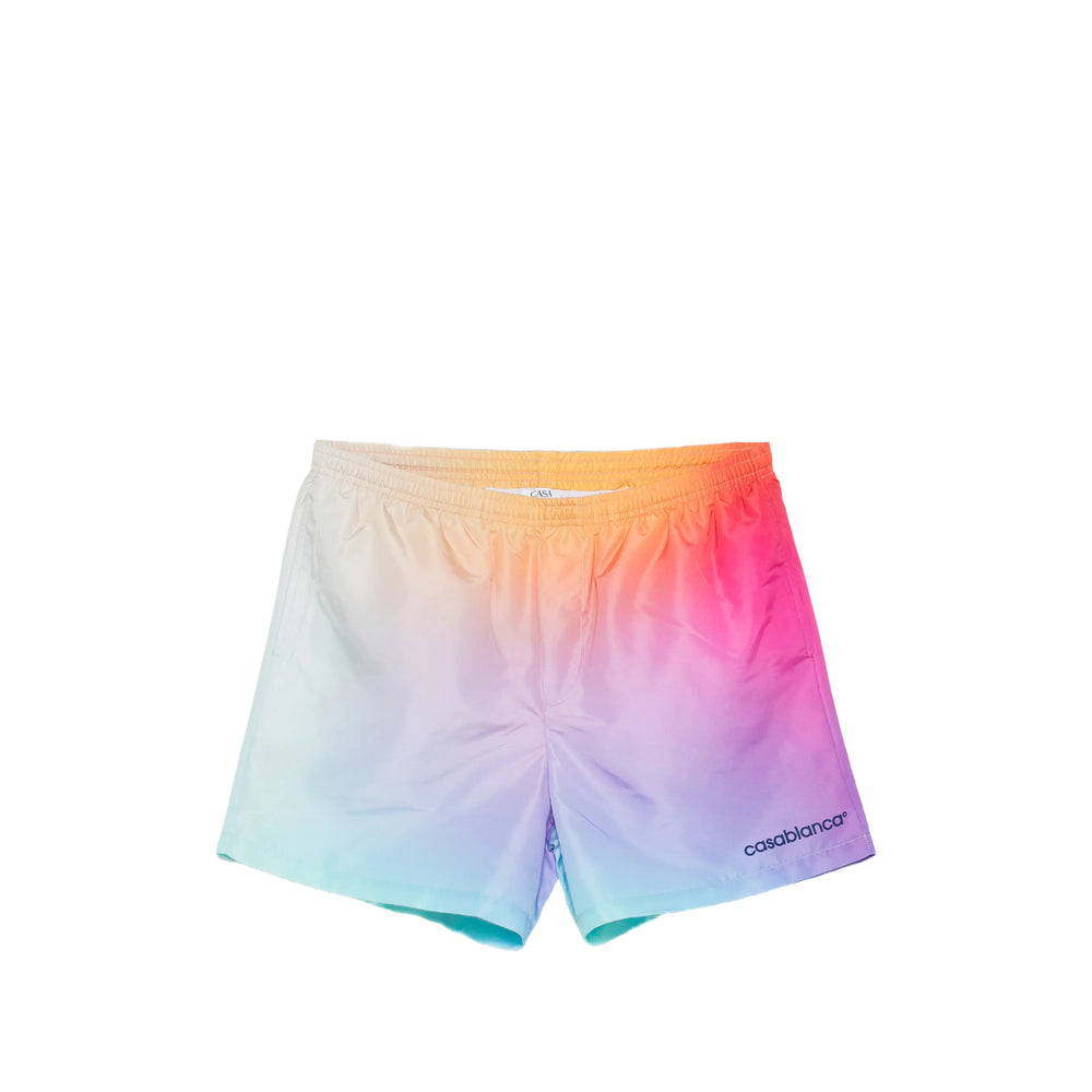 Casablanca Blue Beachwear - Swim Shorts Men CASABLANCA
