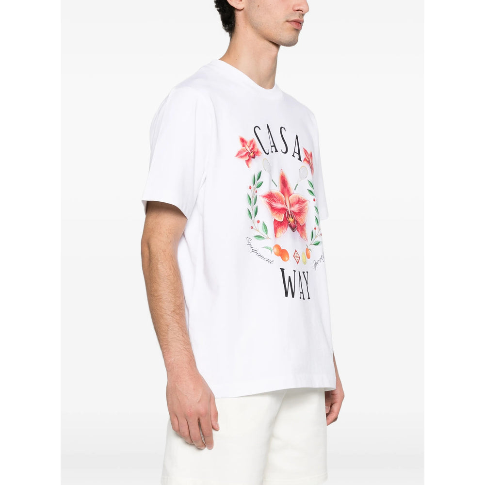 Casablanca White T-Shirts & Vests - T-Shirts Men CASABLANCA