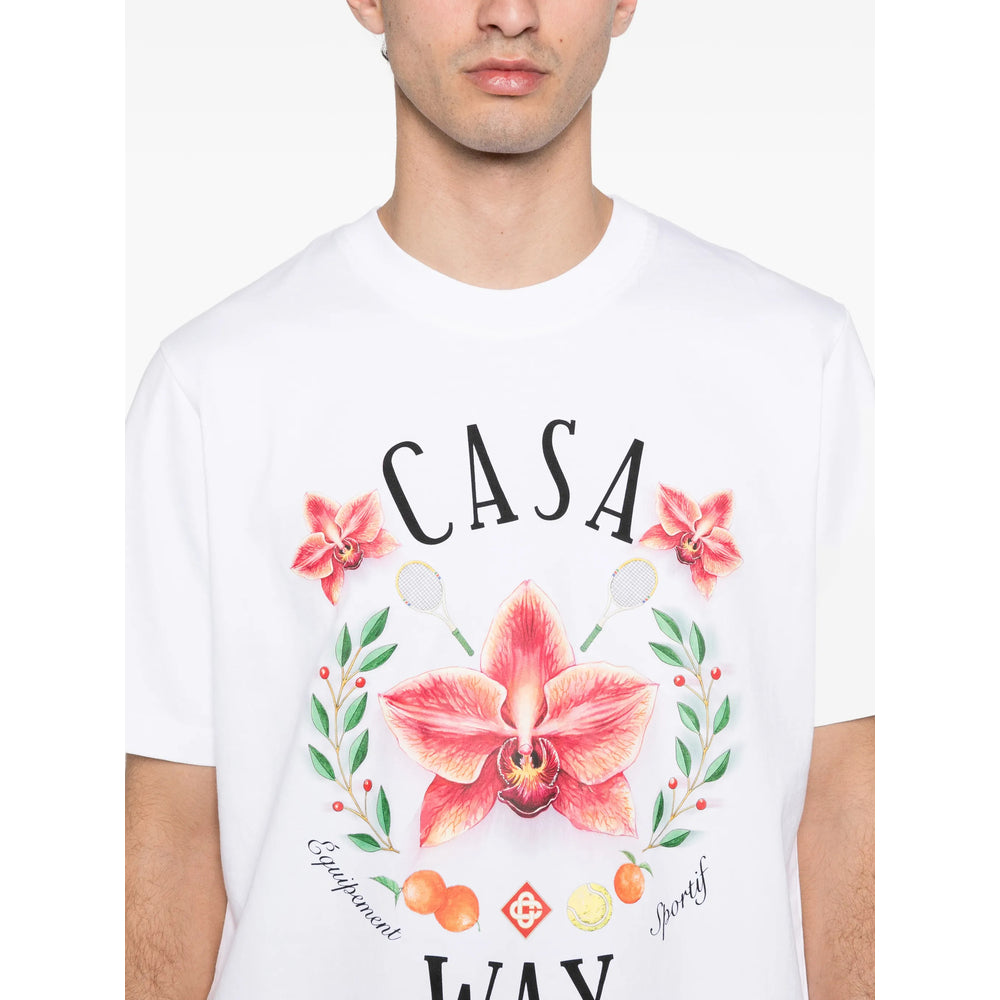 Casablanca White T-Shirts & Vests - T-Shirts Men CASABLANCA