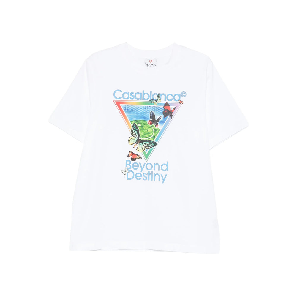 Casablanca White T-Shirts & Vests - T-Shirts Men CASABLANCA