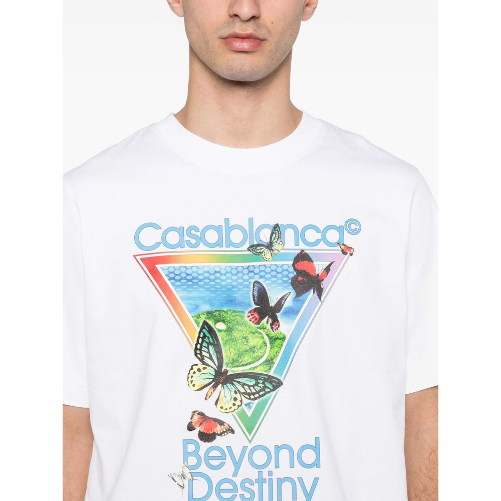 Casablanca White T-Shirts & Vests - T-Shirts Men CASABLANCA