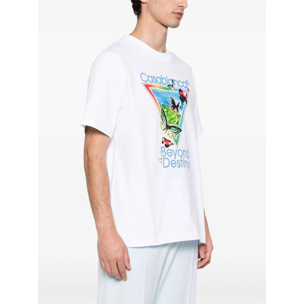 Casablanca White T-Shirts & Vests - T-Shirts Men CASABLANCA