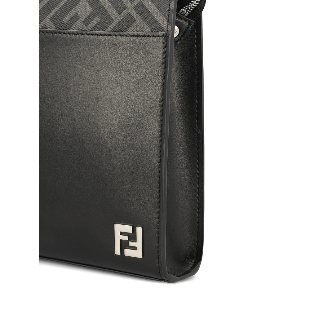 Fendi Black Clutch Bags Men FENDI