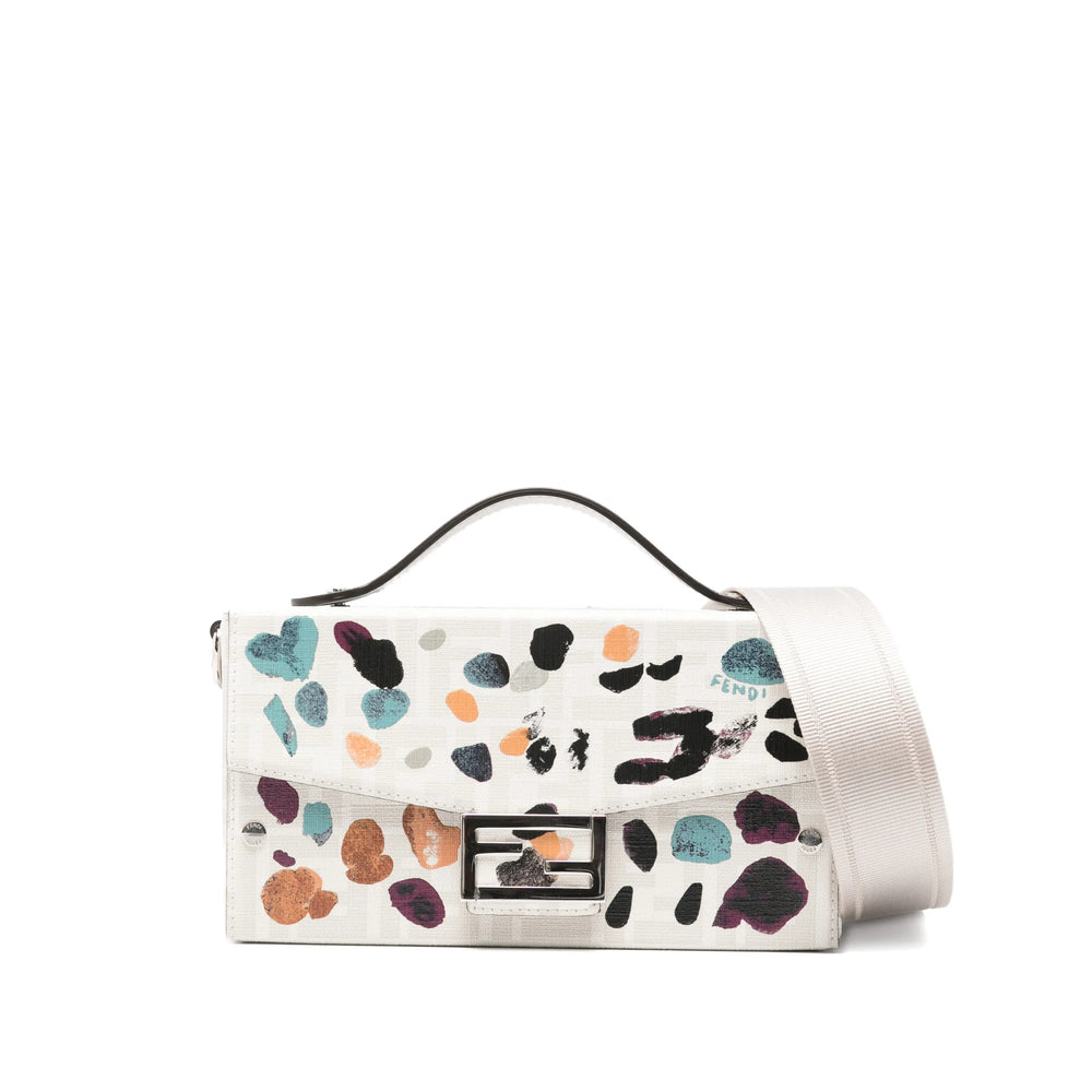 Fendi Grey Messenger Bags Men FENDI