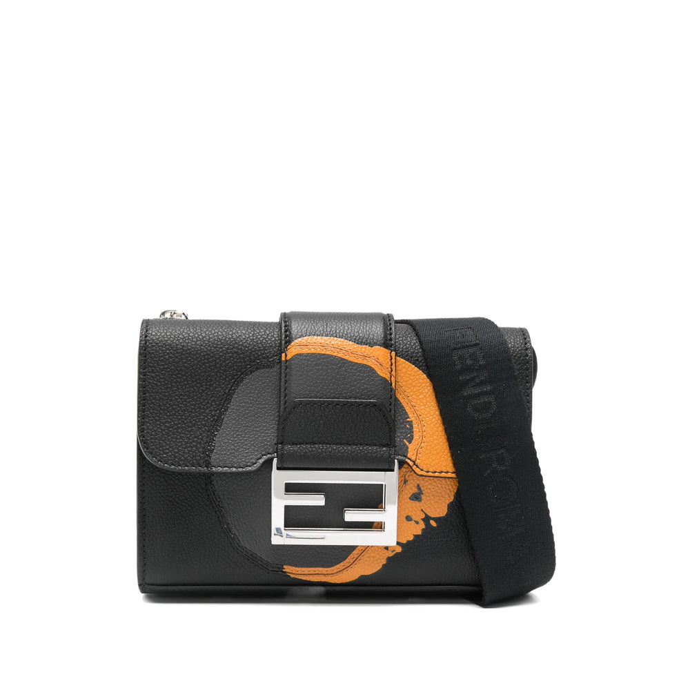 Fendi Black Messenger Bags Men FENDI