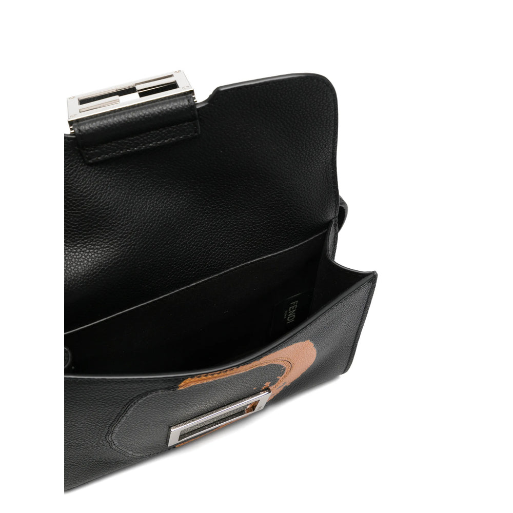 Fendi Black Messenger Bags Men FENDI