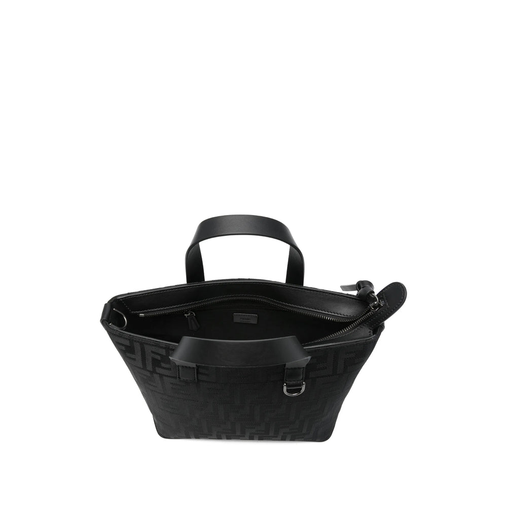 Fendi Black Shoulder Bags Men FENDI
