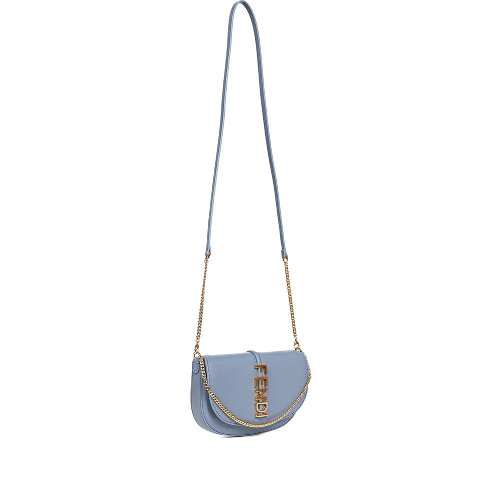 Fendi Blue Satchels & Cross Body Bags Women FENDI