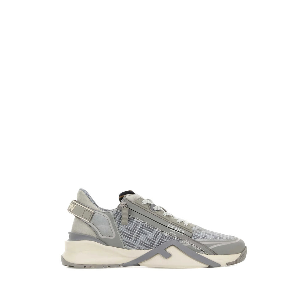 Fendi Grey Trainers - Low-Tops Men FENDI