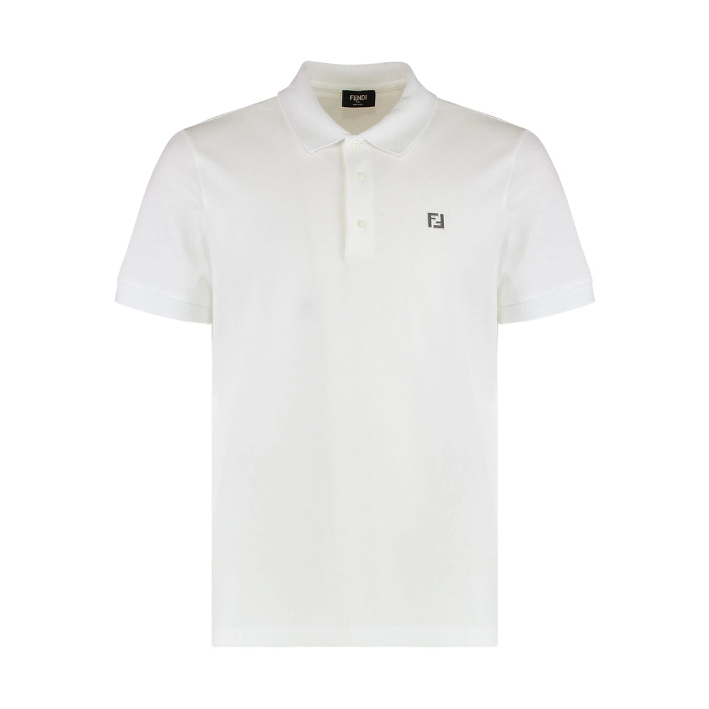 Fendi White Polo Shirts Men FENDI