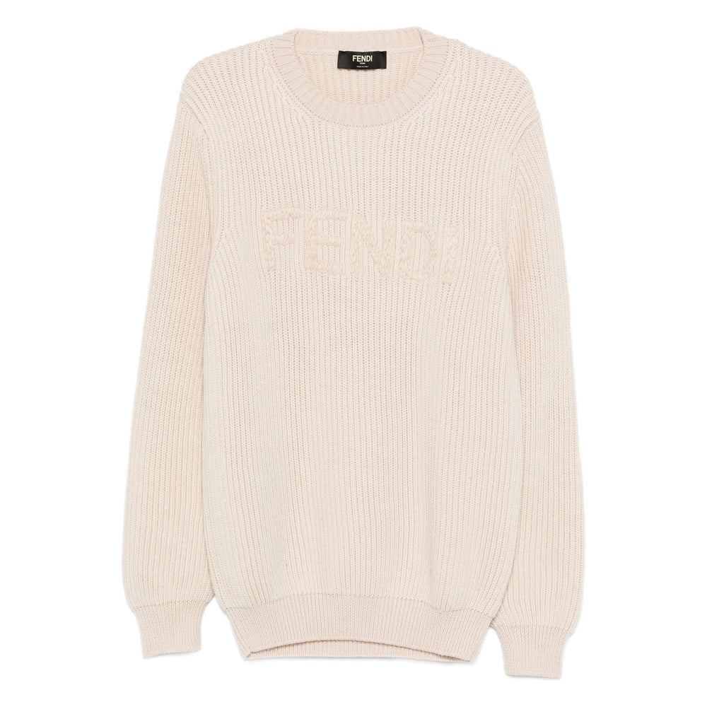 Fendi Neutrals Sweaters & Knitwear - Jumpers Men FENDI