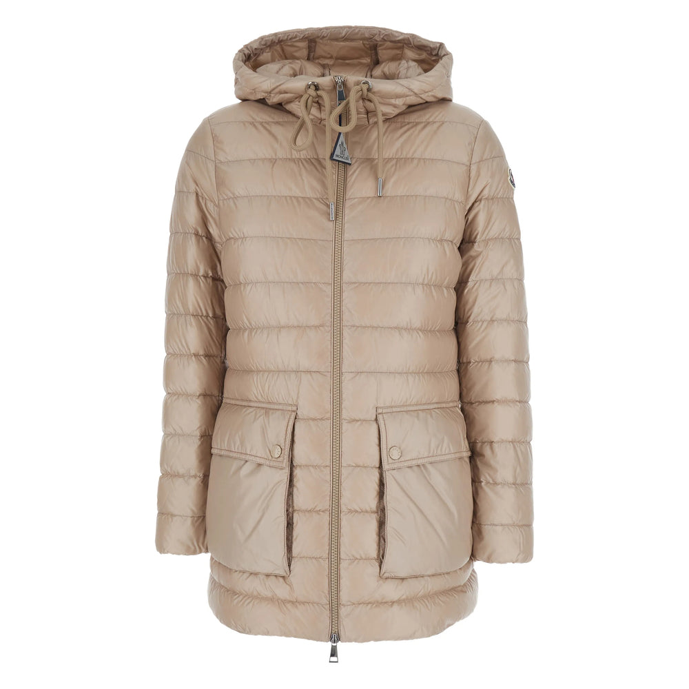 Moncler Neutrals Coats - Oversized Coats Women MONCLER